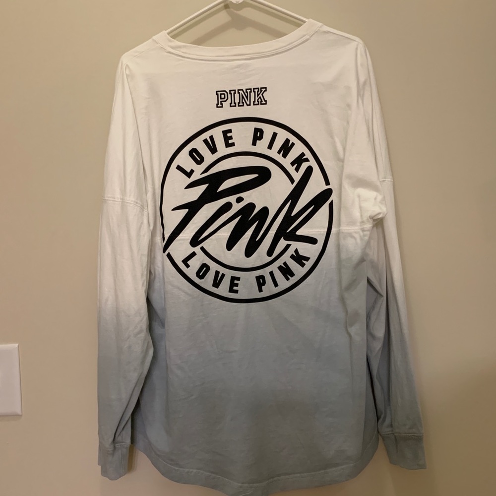 Long Sleeve PINK ombré shirt